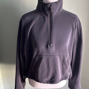 Lululemon Gray Quarter-Zip Pullover